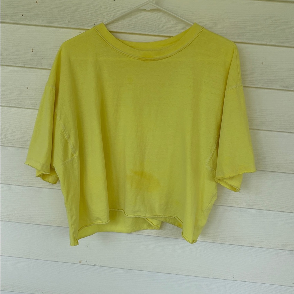 Free People Lemon Long Sleeve Tee